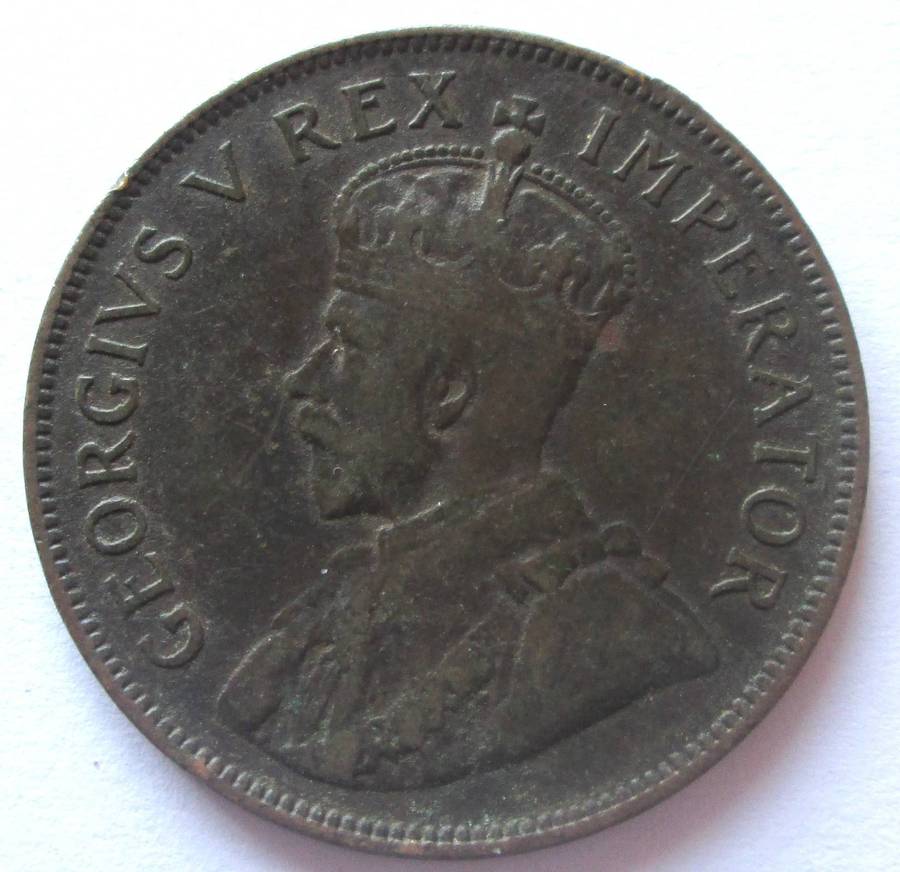 1934 Union of South Africa 1 Penny