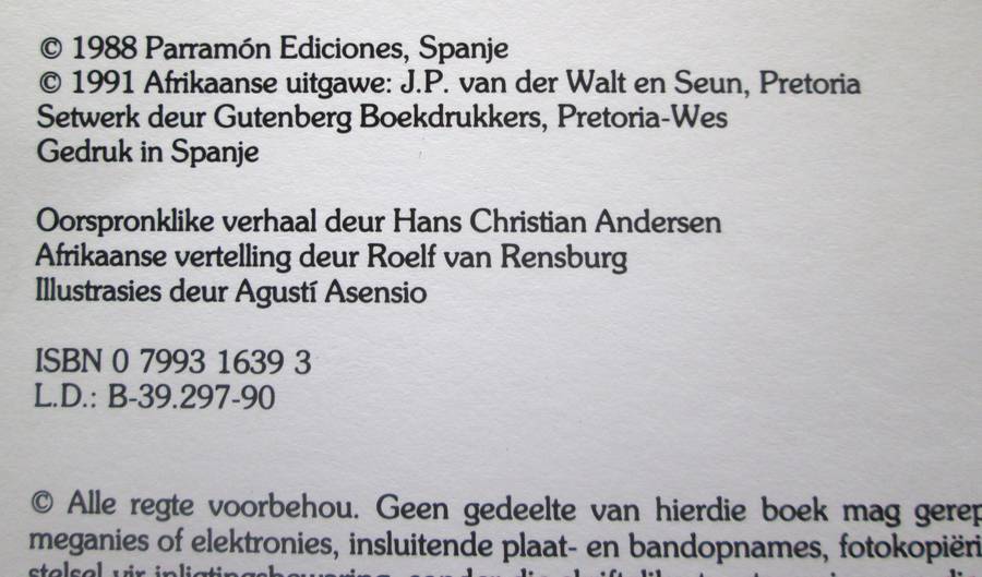 Die Lelike Eendtjie Klassieke Kinderverhaal