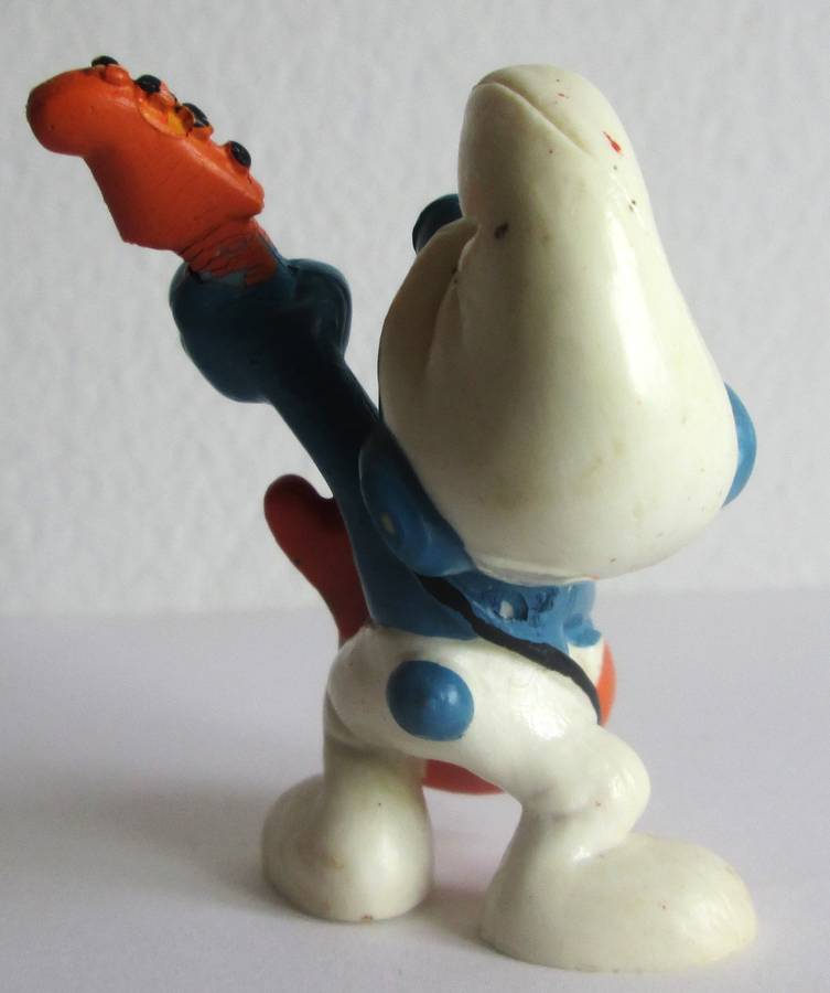 Guitar Smurf made in West Germany Peyo