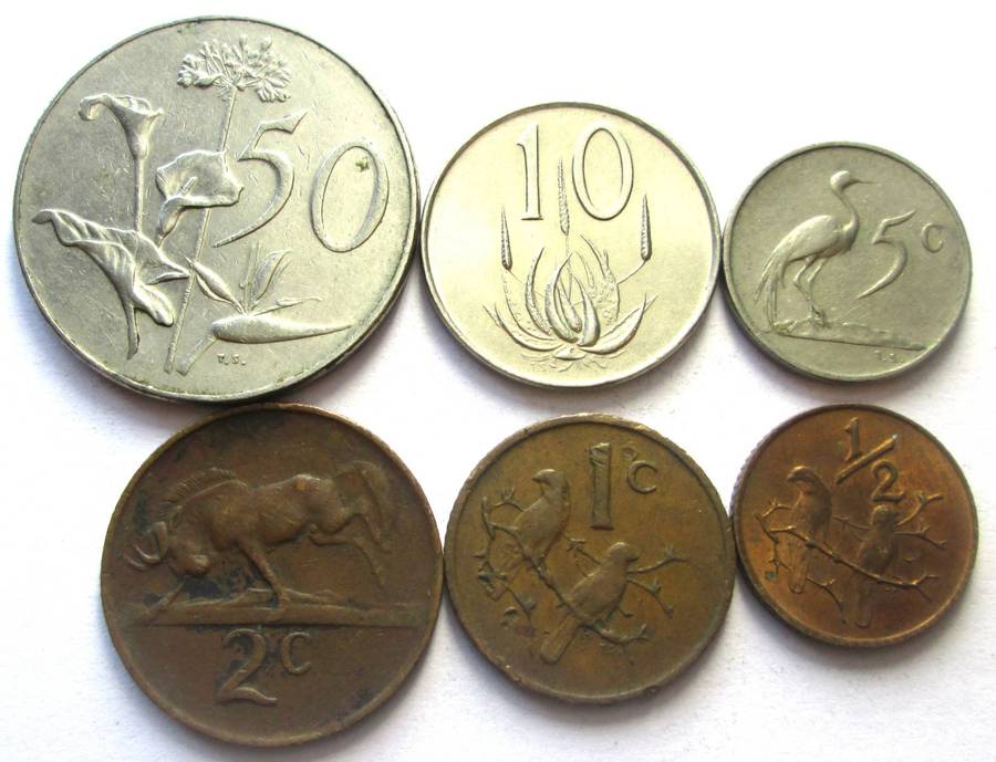 1970 South Africa Coins