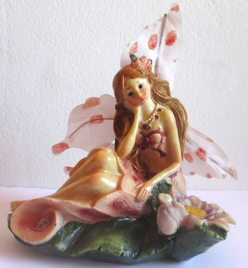 Pansy Fairy Ornament