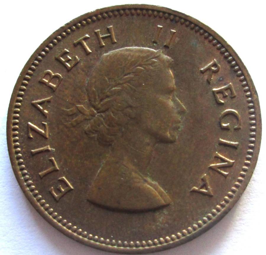 1959 Union of South Africa Half Penny