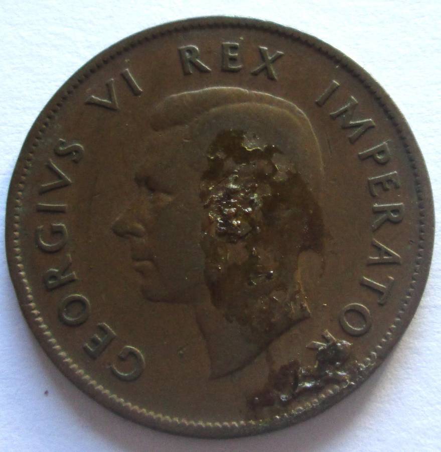 1938 Union of South Africa 1 Penny
