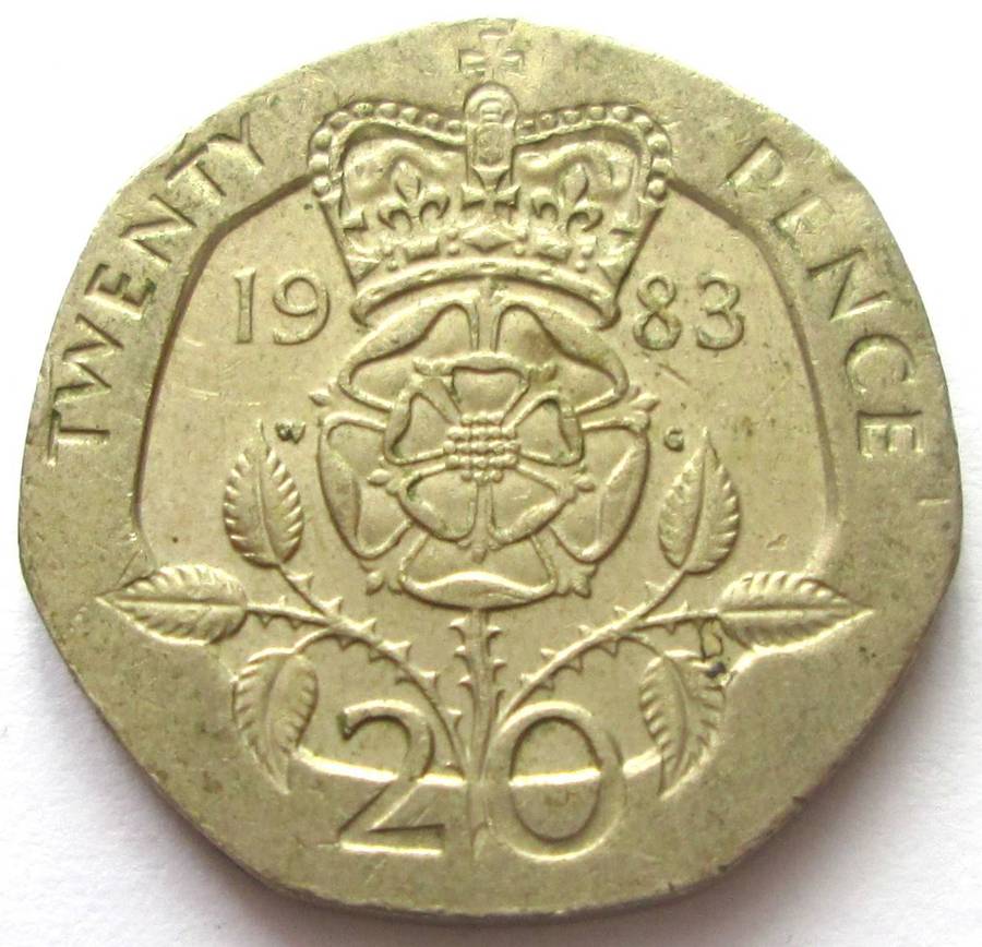 1983 Great Britain 20 Pence