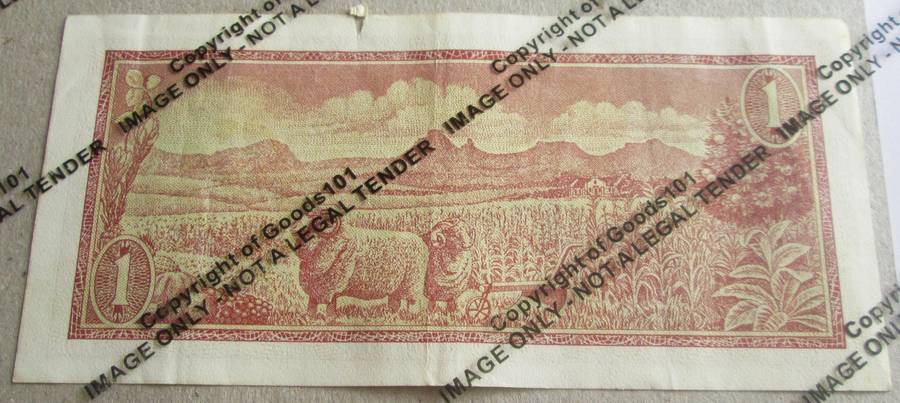 One Rand Republic of South Africa Serial Nr B379 364005