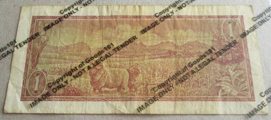 One Rand Republic of South Africa Serial Nr B99 036499