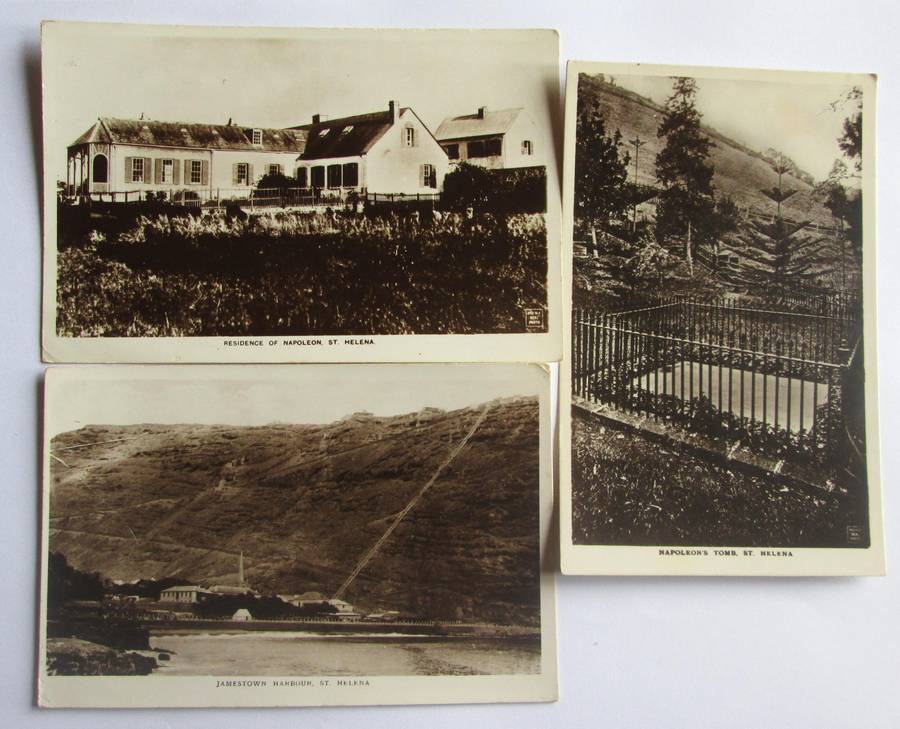 St Helena Black and White Post Cards