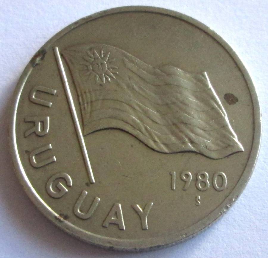 1980 Uruguay 5 Nuevos Pesos