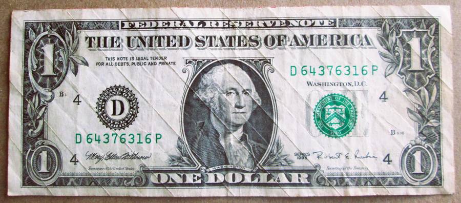 1995 United States of America 1 Dollar Nr D64376316P