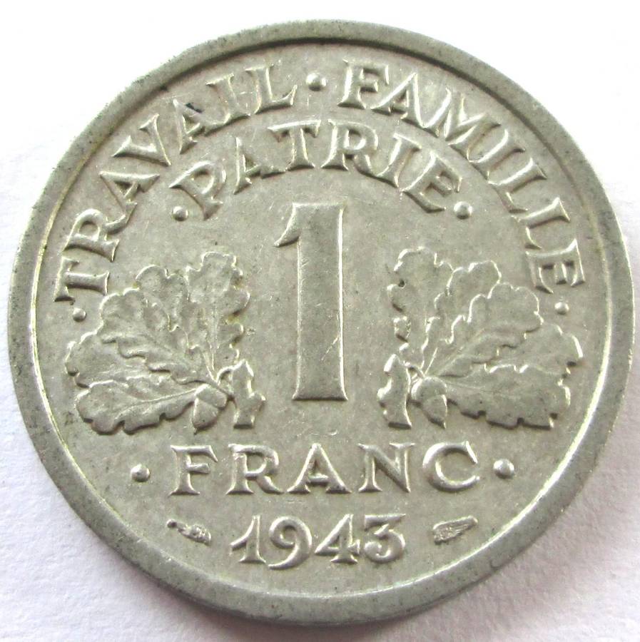1943 France 1 Franc