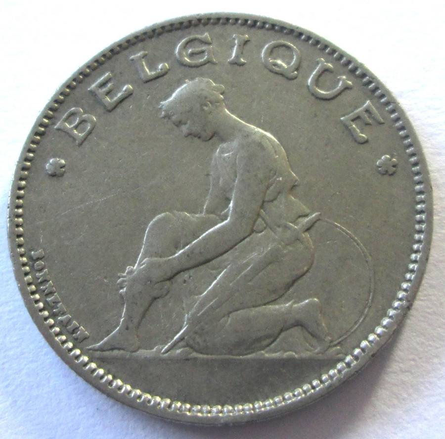 1923 Belgium 1 Franc