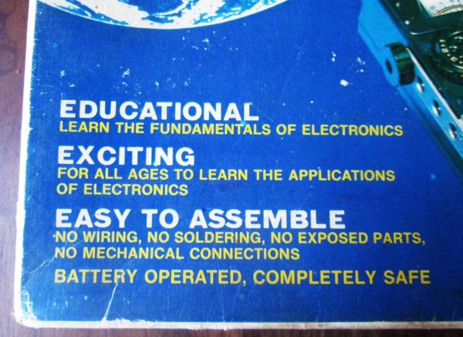 1976 Gakken Electronic Blocks Ex System EX-150 Circuits Kit in Original Box with Booklit