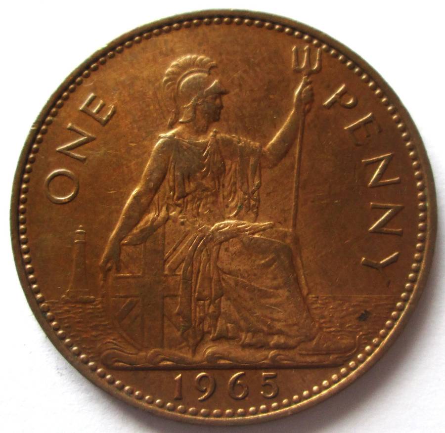 1965 Great Britain 1 Penny