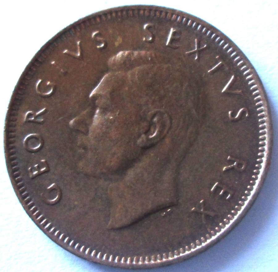 1952 Union of South Africa Quarter Penny