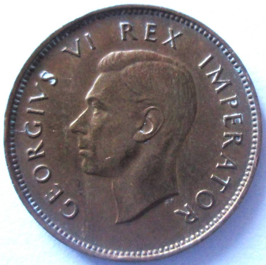 1946 Union of South Africa Quarter Penny