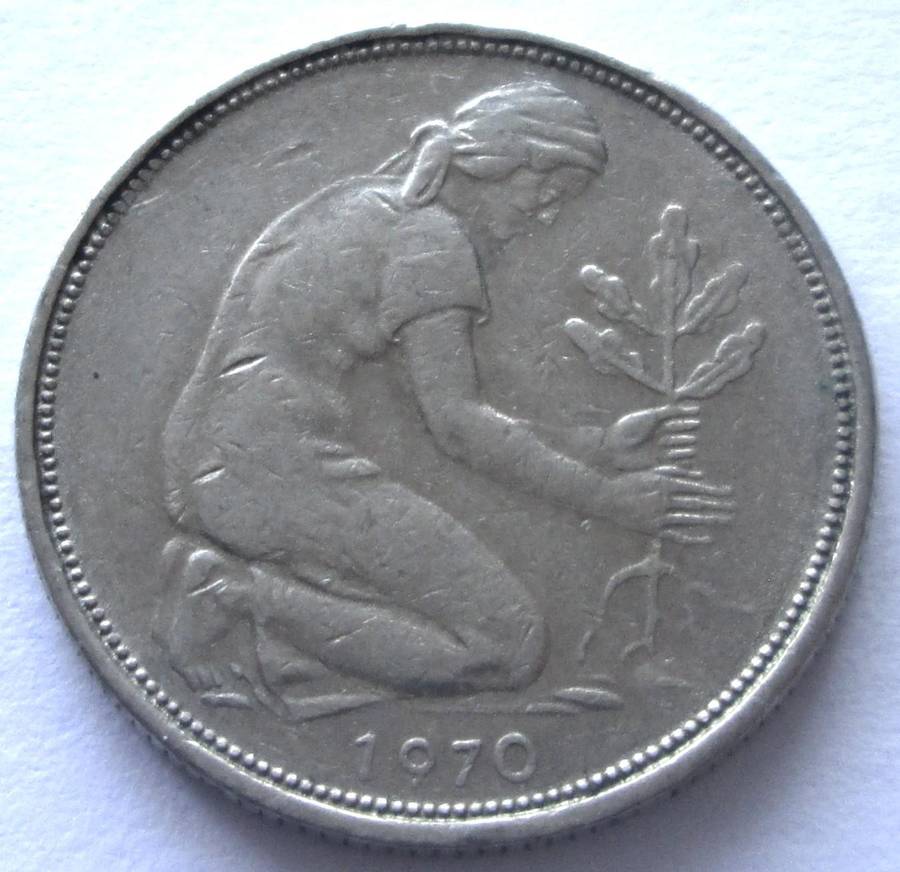 1970 Germany 50 Pfennig