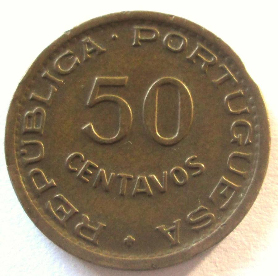 1957 Mozambique 50 Centavos