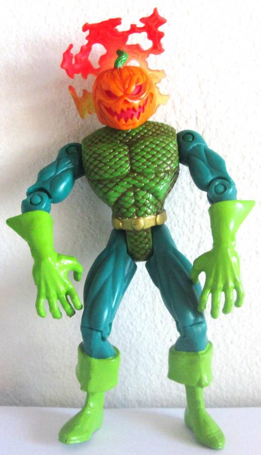 1998 Spiderman the Animated series Mad Jack Jack o Lantern Toy Biz Marvel Universe