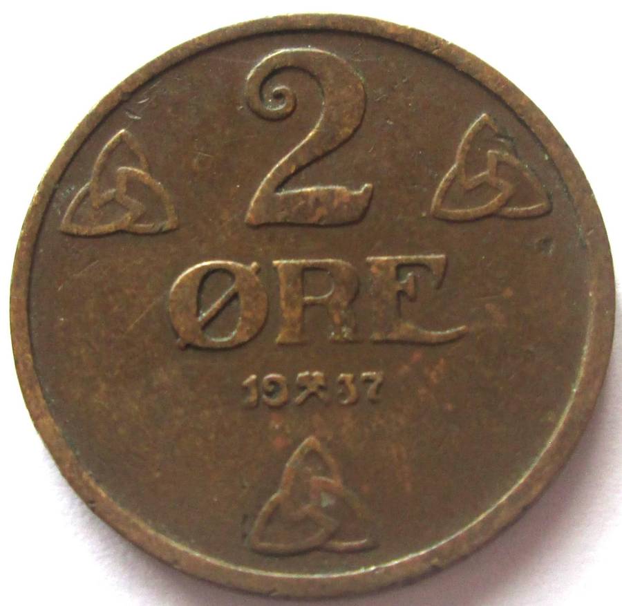 1937 Norge 2 Ore