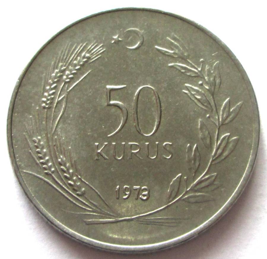 1973 Turkey 50 Kurus