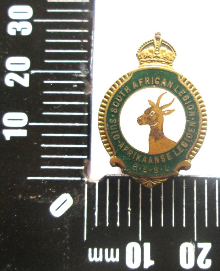 South African Legion of the British Empire Service League Badge