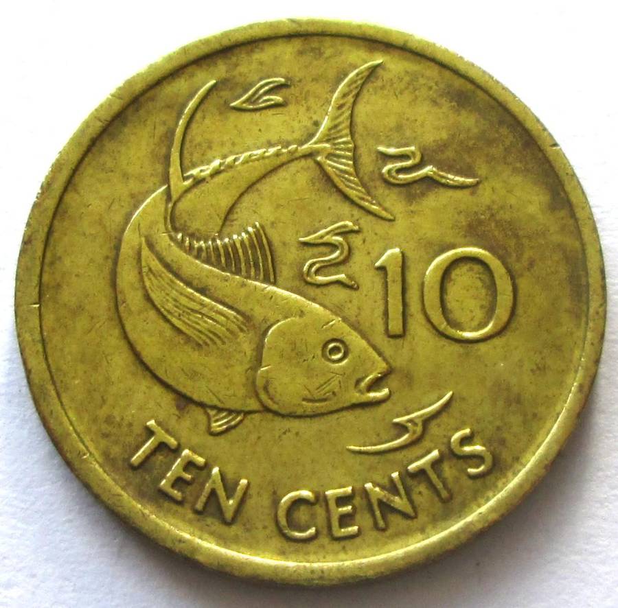 1990 Seychelles 10 Cents