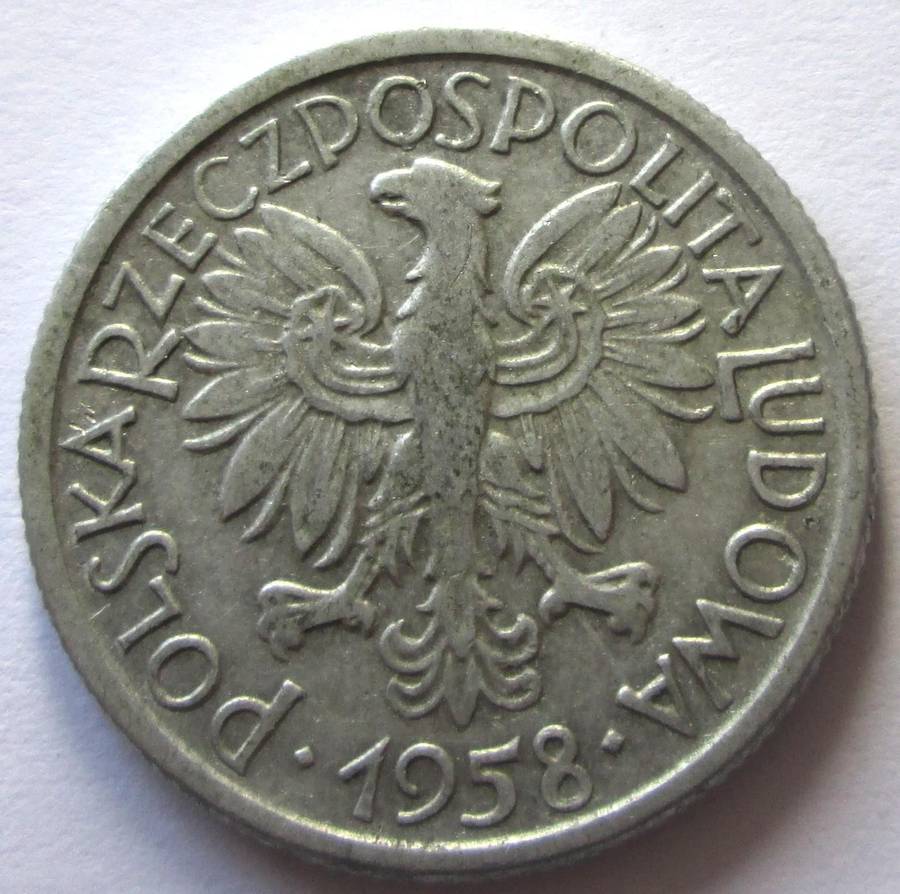 1958 Poland 2 Zlotys