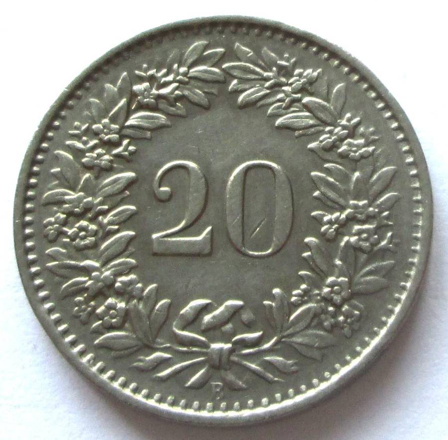 1961 Helvetia 20 Rappen