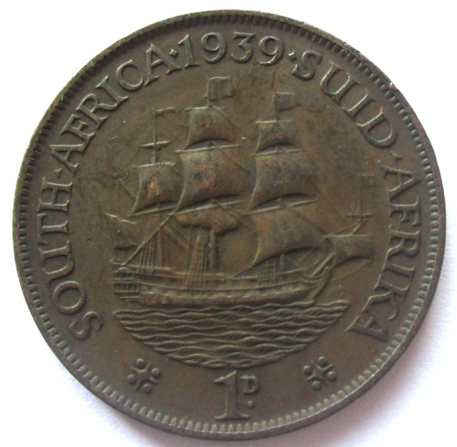 1939 Union Of South Africa Penny