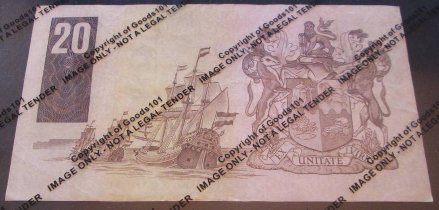 Twenty Rand Republic of South Africa Serial Nr C384 410439