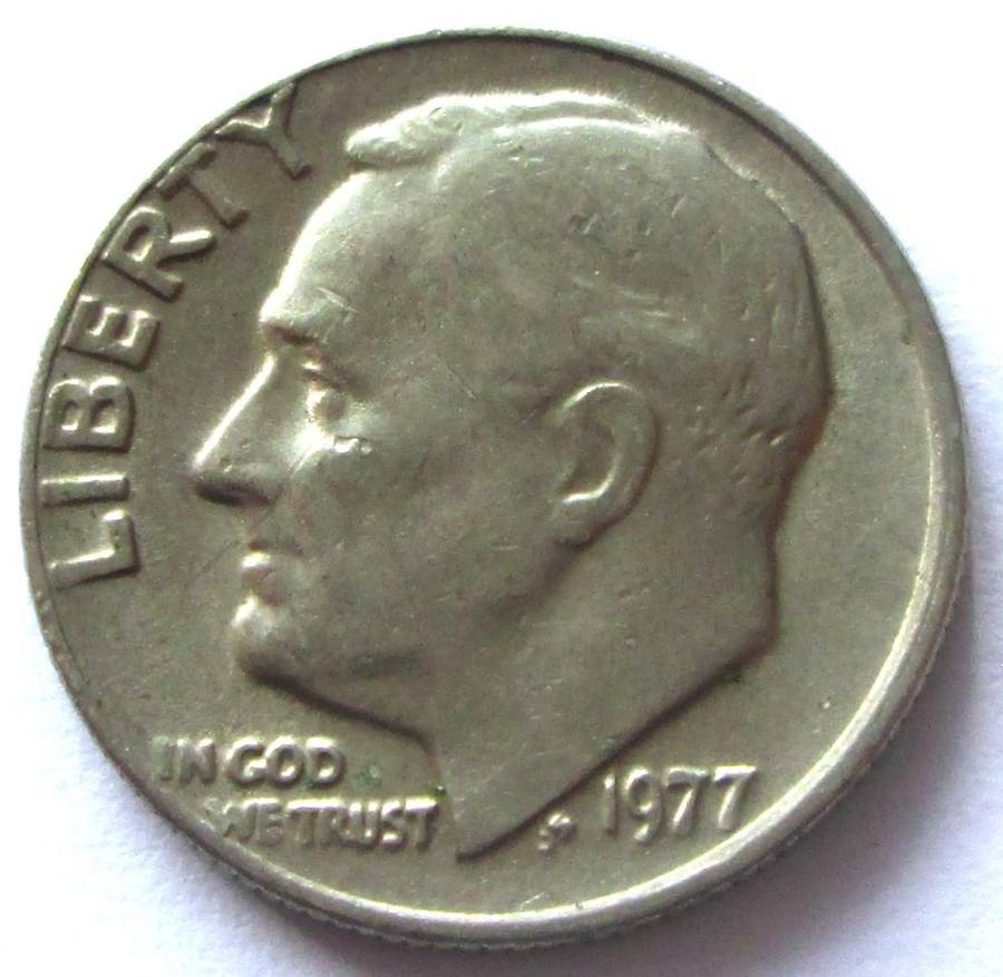 1977 United States of America 1 Dime