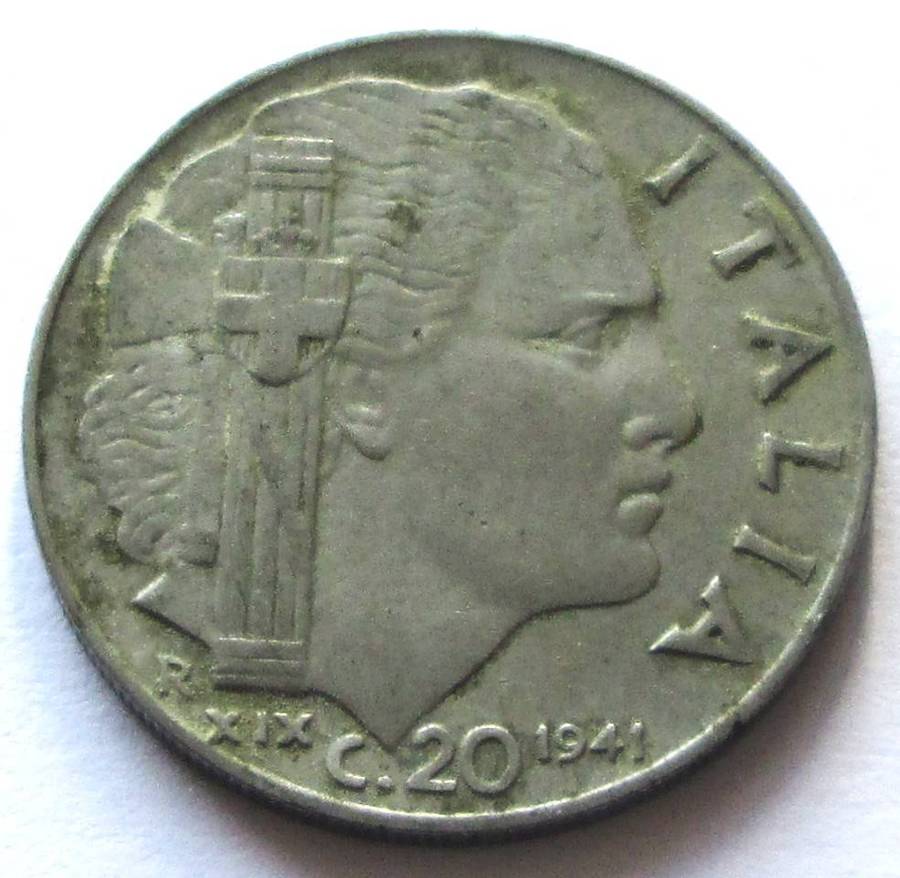 1941 Italy 20 Centesimi
