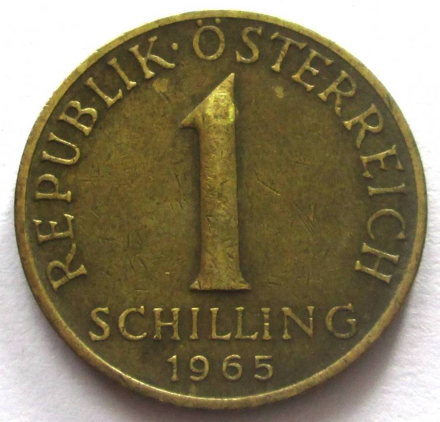 1965 Austria 1 Schilling