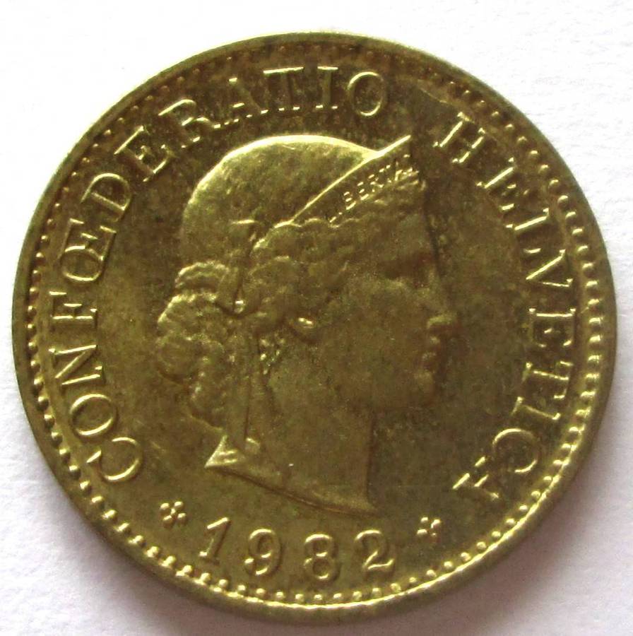 1982 Helvetia 5 Rappen