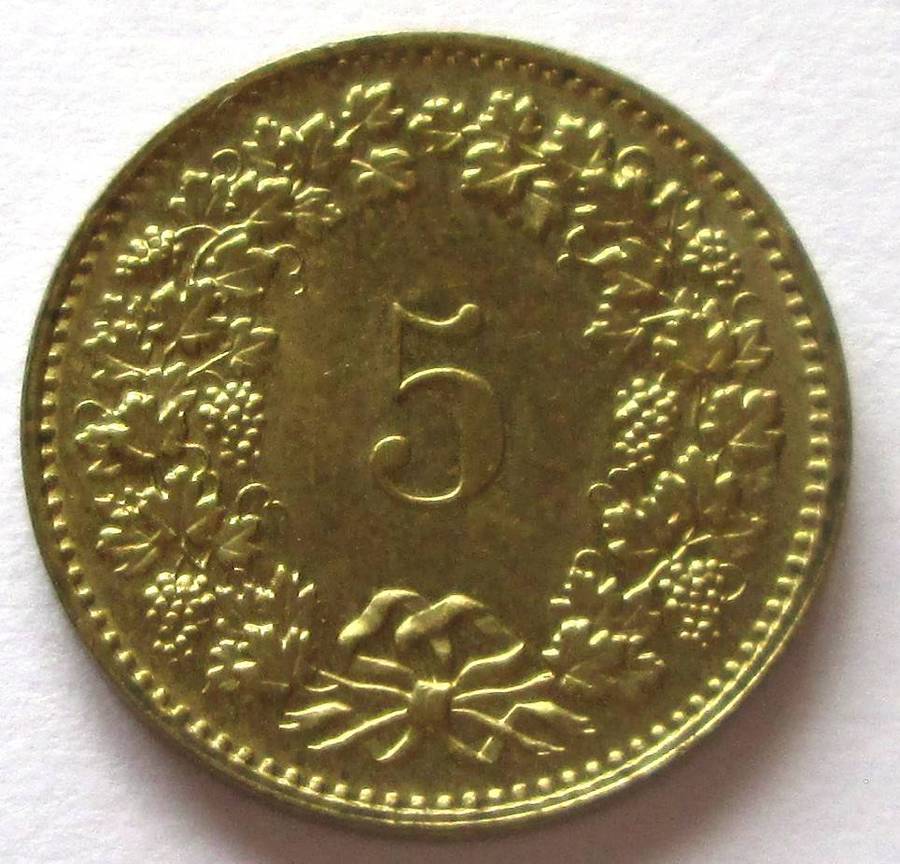 1982 Helvetia 5 Rappen