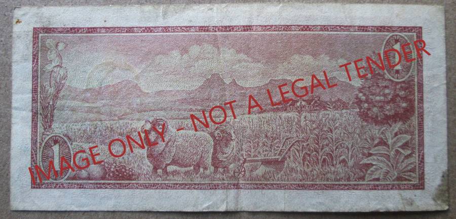 One Rand South Africa Serial Nr B421 776238