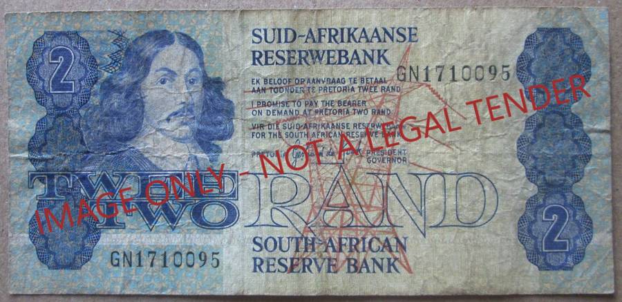 Two Rand South Africa Serial Nr GN1710095
