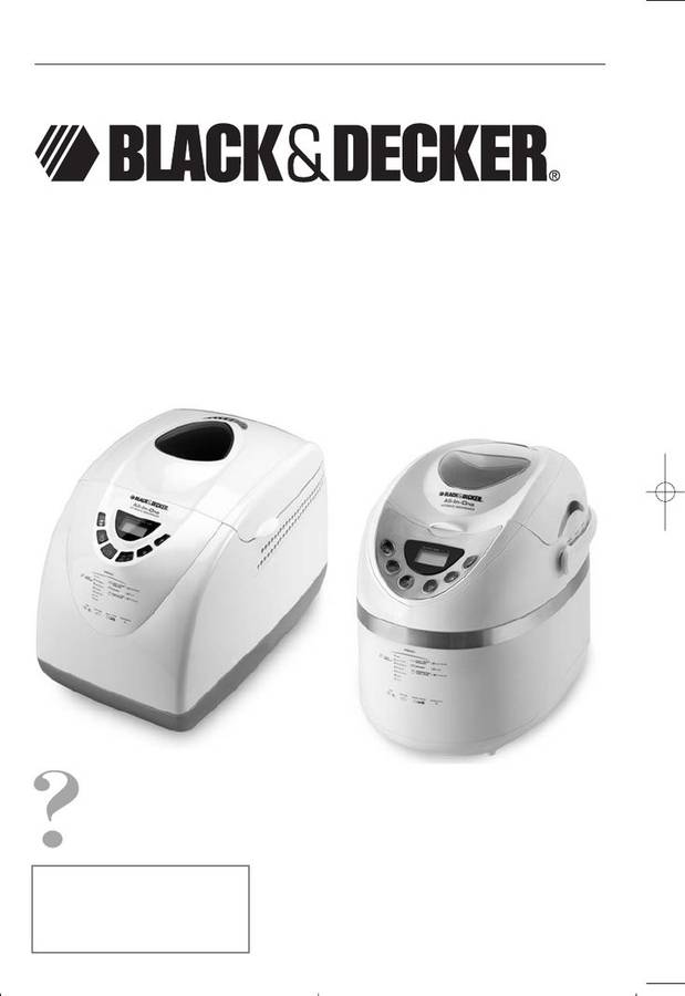 The Black and Decker B2200 automatic breadmaker