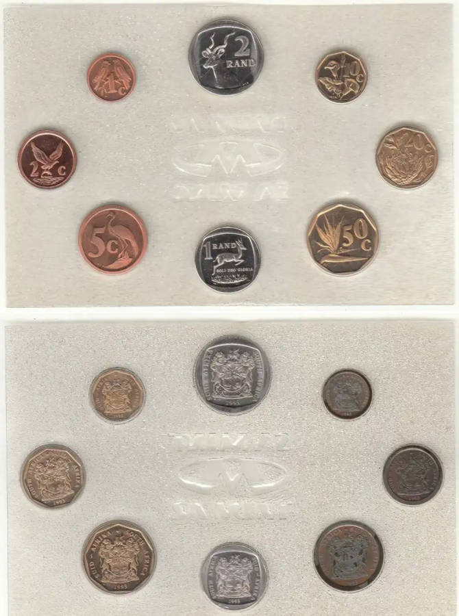 RSA UNC Mint Pack of 1993 (7 sets available)