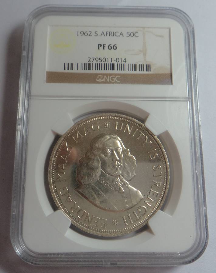 1962 RSA Crown (Silver 50c) NGC PF66