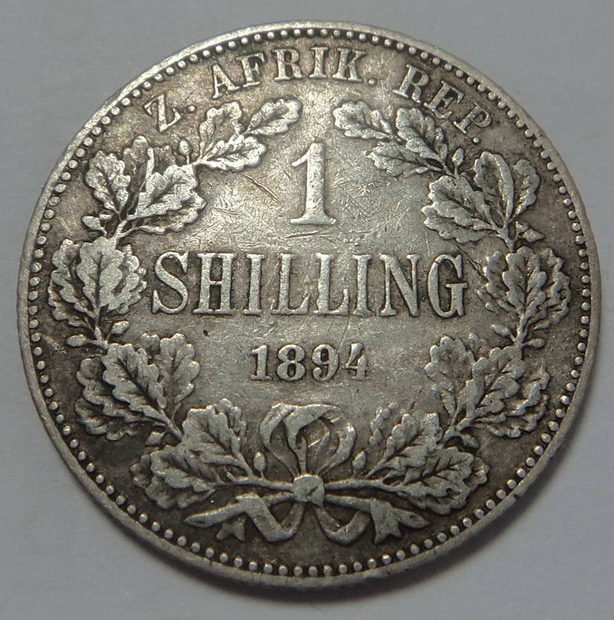Paul Kruger ZAR Shilling (1/-) of 1894