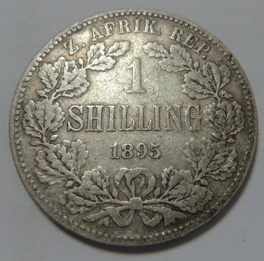 Paul Kruger ZAR Shilling (1/-) of 1895