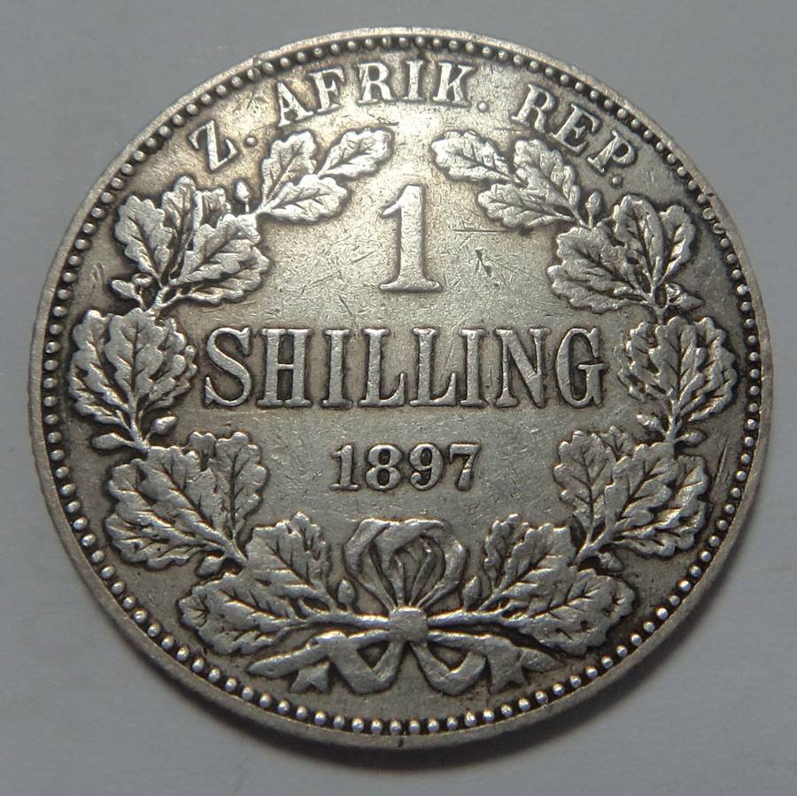 Paul Kruger ZAR Shilling (1/-) of 1897