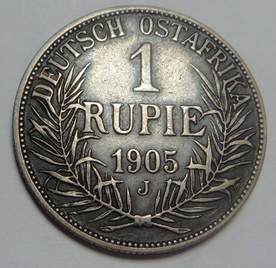 German East Africa: One Rupie 1905J