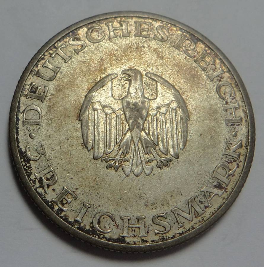 Germany (Weimar Republic) 3-Reichsmark of 1929 (F)