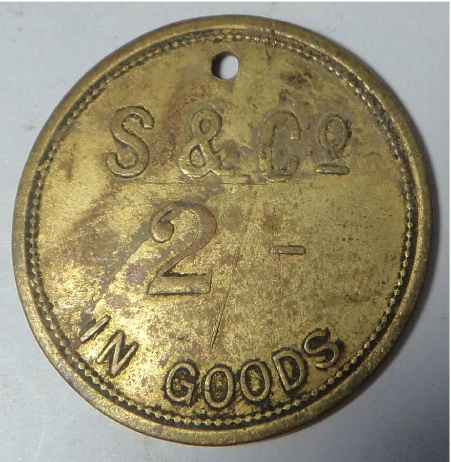 Strachan & Co 2/- Token (In Goods) 4 available