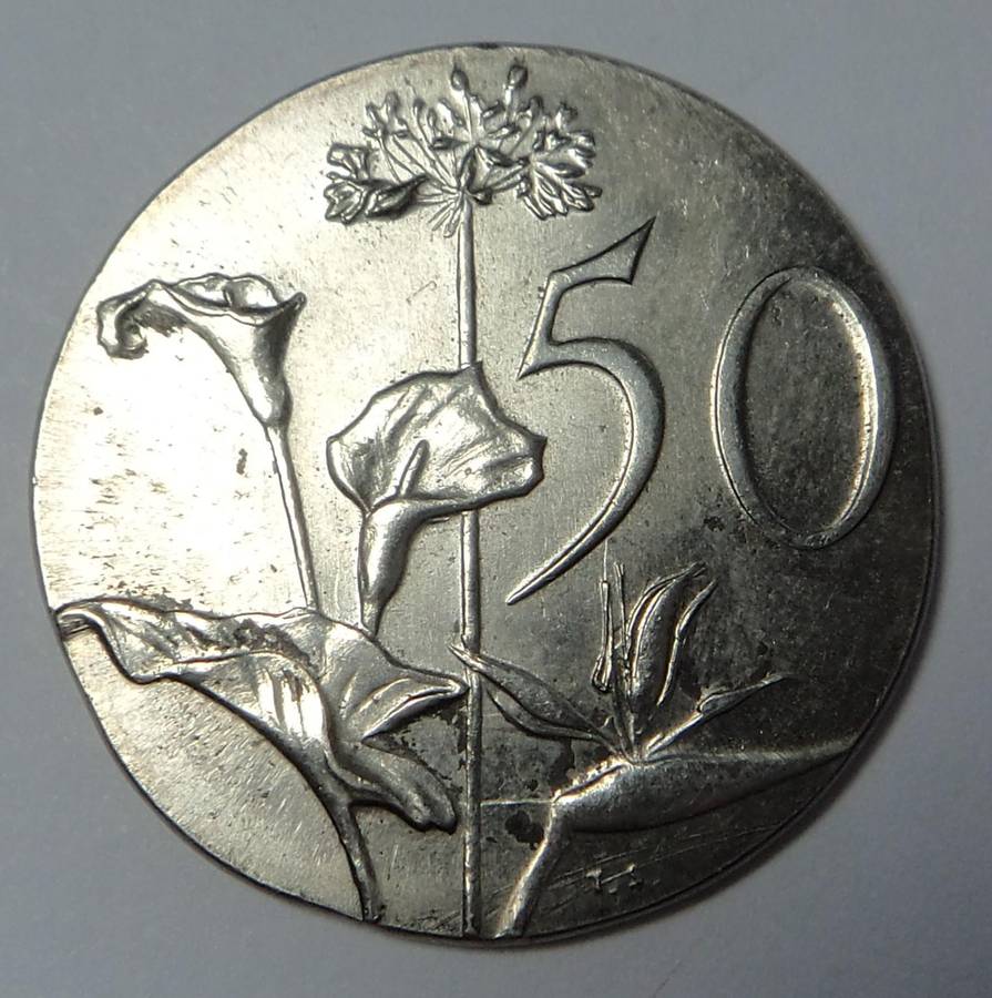 RSA Mint ERROR: 2nd Decimal 50-Cent 1990