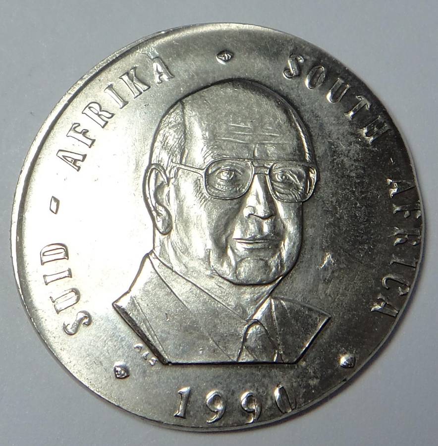RSA Mint ERROR: 2nd Decimal R1 1990