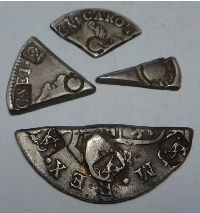 Spanish Silver Bit Pieces (some counter-stamped)
