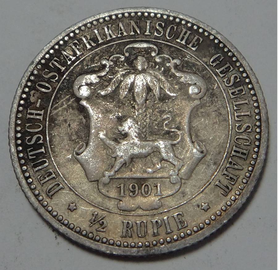 German East Africa ½ Rupie 1901